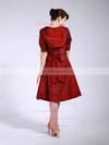 Taffeta A-line Strapless Knee-length Pleats Bridesmaid Dresses #PDS01012045