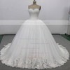 Ball Gown Sweetheart Chapel Train Tulle with Appliques Lace Wedding Dresses #PDS00023034