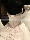 Ball Gown Sweetheart Cathedral Train Tulle with Appliques Lace Wedding Dresses #PDS00023069