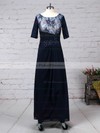 Sheath/Column Scoop Neck Ankle-length Lace Chiffon Appliques Lace Mother of the Bride Dresses #PDS01021674