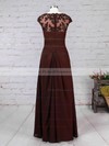 A-line V-neck Floor-length Chiffon Tulle Beading Mother of the Bride Dresses #PDS01021713