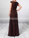 A-line V-neck Floor-length Chiffon Tulle Beading Mother of the Bride Dresses #PDS01021713
