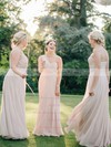 A-line One Shoulder Floor-length Chiffon Ruffles Bridesmaid Dresses #PDS01013618