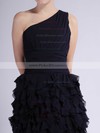 Chiffon A-line One Shoulder Knee-length Ruffles Bridesmaid Dresses #PDS02042147
