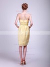 Satin A-line Strapless Knee-length Pockets Bridesmaid Dresses #PDS01012024