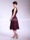 Chiffon A-line Square Tea-length Ruffles Bridesmaid Dresses #PDS01012033