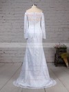 Trumpet/Mermaid Off-the-shoulder Sweep Train Lace Wedding Dresses #PDS00023298