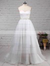 Ball Gown Sweetheart Sweep Train Tulle Beading Wedding Dresses #PDS00023216