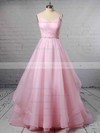 Ball Gown V-neck Organza Sweep Train Beading Wedding Dresses #PDS00023367