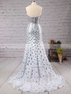Different Trumpet/Mermaid Ivory Taffeta Crystal Detailing Sweetheart Prom Dress #PDS02016139
