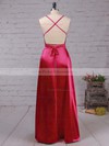 Sheath/Column V-neck Ankle-length Sequined Split Front Prom Dresses #PDS020106105