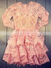 A-line Scoop Neck Short/Mini Lace Prom Dresses #PDS020106331