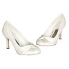 Women's Satin with Ruched Stiletto Heel Pumps Closed Toe #PDS03030046