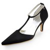 Women's Satin with Buckle Stiletto Heel Pumps Closed Toe #PDS03030100