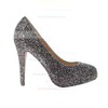 Women's Black Suede Closed Toe/Pumps with Sequin #PDS03030187