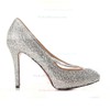 Women's Multi-color Suede Pumps/Closed Toe with Crystal #PDS03030207