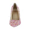 Women's Multi-color Patent Leather Closed Toe/Pumps with Imitation Pearl #PDS03030257