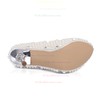 Women's White Patent Leather Stiletto Heel Pumps #PDS03030849