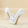 Women's Pumps Stiletto Heel Leatherette Wedding Shoes #PDS03030932