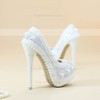 Women's Pumps Stiletto Heel Leatherette Wedding Shoes #PDS03030932