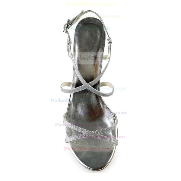 Women's Sandals Stiletto Heel Sparkling Glitter Wedding Shoes