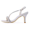 Women's Sandals Cone Heel Satin Wedding Shoes #PDS03030892