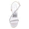 Women's Sandals Cone Heel Satin Wedding Shoes #PDS03030892