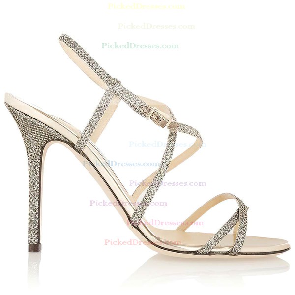 Women's Multi-color Sparkling Glitter Pumps with Buckle #PDS03030336