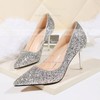 Women's Closed Toe 3 inch-3 3/4 inch Stiletto Heel Shoes #PDS03030934