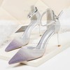 Women's Closed Toe 3 inch-3 3/4 inch Stiletto Heel Shoes #PDS03030937
