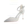 Women's Closed Toe 3 inch-3 3/4 inch Stiletto Heel Shoes #PDS03030937