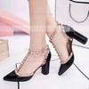 Women's Pumps 3 inch-3 3/4 inch Chunky Heel Shoes #PDS03030947