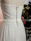 Ivory Satin Tulle with Appliques Lace New Floor-length Sweetheart Wedding Dresses #PDS00020608
