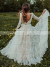 Ball Gown V-neck Court Train Tulle Sashes / Ribbons Wedding Dresses #PDS00023929