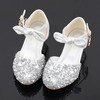 Kids' Closed Toe PVC Buckle Low Heel Girl Shoes #PDS03031499