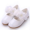 Kids' Closed Toe PVC Flower Flat Heel Girl Shoes #PDS03031509