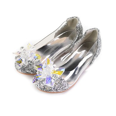 Kids' Pumps PVC Rhinestone Low Heel Girl Shoes #PDS03031516