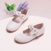 Kids' Flats PVC Flower Flat Heel Girl Shoes #PDS03031533
