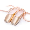 Kids' Closed Toe Satin Lace-up Flat Heel Dance Shoes #PDS03031092