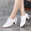 Women's Flats Real Leather Flat Heel Dance Shoes #PDS03031222