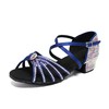 Women's Sandals Satin Buckle Flat Heel Dance Shoes #PDS03031268