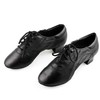 Men's Closed Toe Real Leather Flat Heel Dance Shoes #PDS03031292