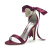Women's Sandals Satin Bowknot Stiletto Heel Wedding Shoes #PDS03031164