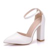 Women's Heels Leatherette Chunky Heel Wedding Shoes #PDS03031194