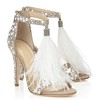 Women's Sandals PVC Zipper Stiletto Heel Wedding Shoes #PDS03031371