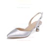 Women's Pumps Kitten Heel PVC Buckle Wedding Shoes #PDS03030992