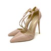 Women's Pumps Stiletto Heel PVC Buckle Wedding Shoes #PDS03031023