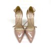 Women's Pumps Stiletto Heel PVC Buckle Wedding Shoes #PDS03031023