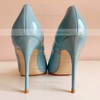 Women's Pumps Stiletto Heel PVC Wedding Shoes #PDS03031026