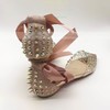 Women's Flats Flat Heel PVC Beading Wedding Shoes #PDS03031037